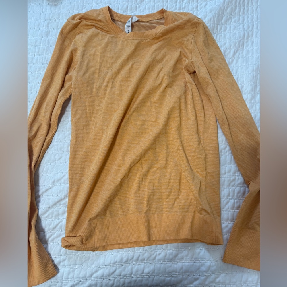 Lululemon Athletica Golden Long Sleeve Top